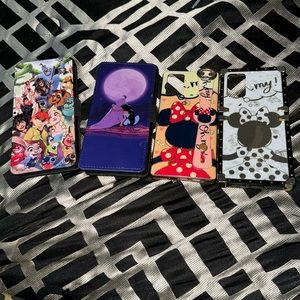 4 Disney phone cases for Samsung Note 20. Like new barely used.